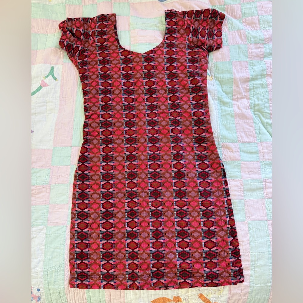 Nepali Red Kurta Top